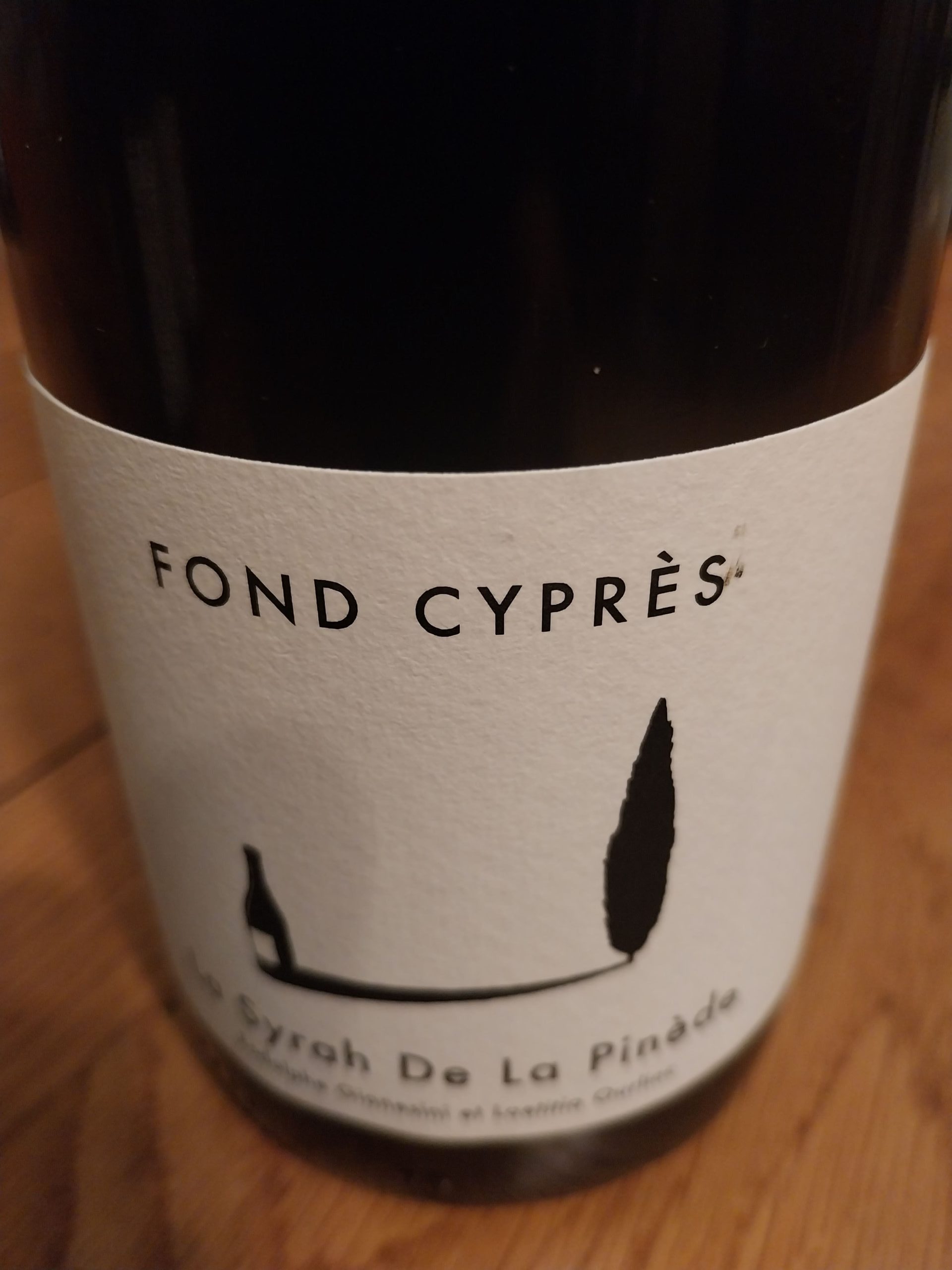 Domaine de Fond Cyprès La syrah de la Pinède